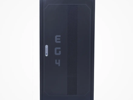EG4 6 Slot Enclosed Battery Rack front view