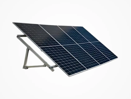 BrightMount Solar Panel Ground Mount Rack Kit with Adjustable Angle